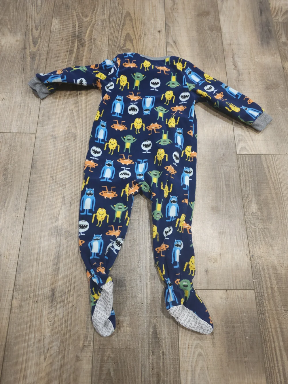 4/$10 Carters 24 Month Footie Pajamas Fleece Pjs Monsters